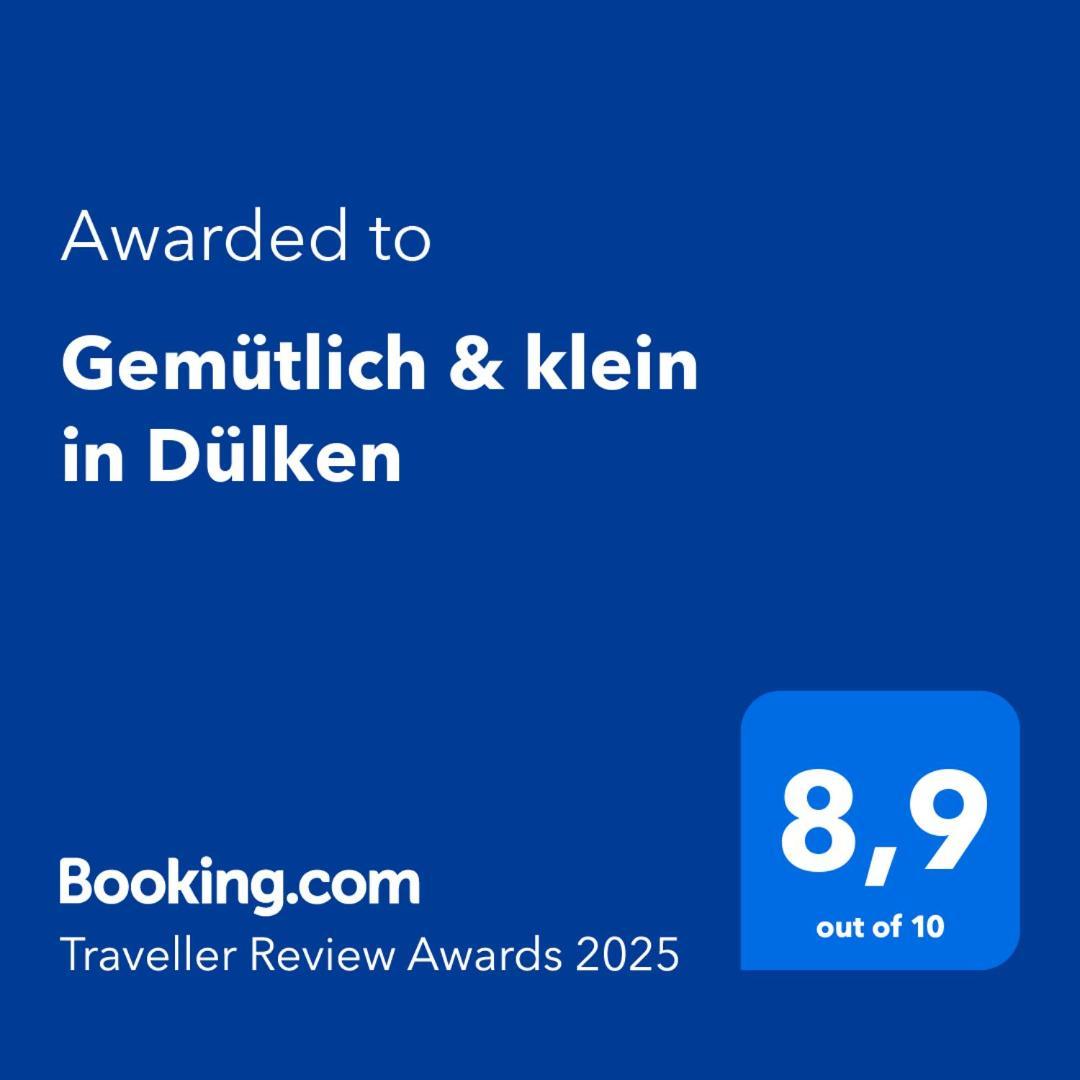 Gemuetlich & Klein In Duelken Leilighet Viersen Eksteriør bilde